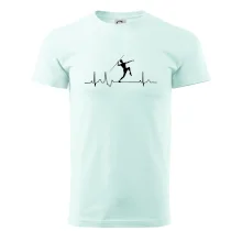 EKG hod oštepom muž