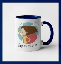 Kreslený obrázok Super mama