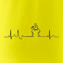 EKG zamilovaný pár EKG zamilovaný pár