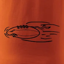 Americký futbal letiaca lopta