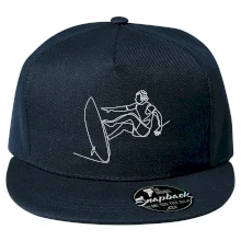 Surfer na vlne jedným ťahom