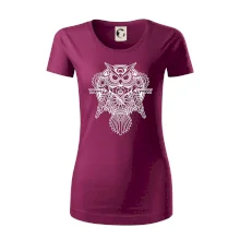 Steampunk sova čiernobiela