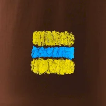 Turistická Cyklo značka - žlto modrá