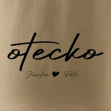 Otecko - tričko s menami deti
