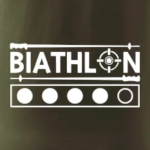 Biathlon terč a hůlky