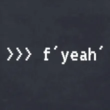 Python  f yeah