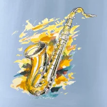 Saxofón maľovaný