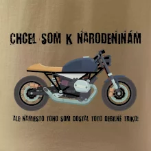 Chcel som motorku - narodeniny