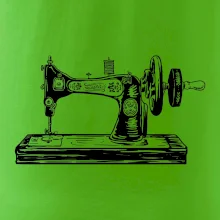 Šijací stroj - starý kreslený