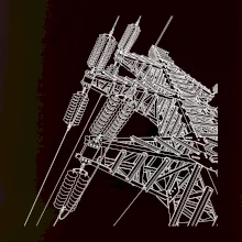 Nákres stožiara vysokého napätia