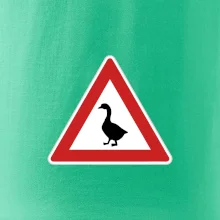 Dopravná značka - Pozor hus Dopravná značka - Pozor hus