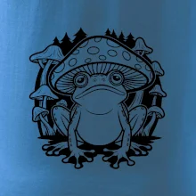 Goblincore čierna hubožaba