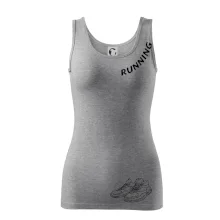 Running nápis šikmo