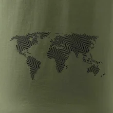 Mapa sveta odtlačok