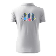 Kvetinové číslo kreslené - 40