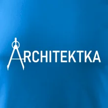 Architektka nápis