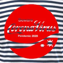 Corona virus pandemic logo Corona virus pandemic logo