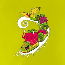 Milkshake vlak kreslený