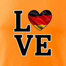 Love Nemecká vlajka Love Nemecká vlajka