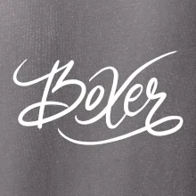 Boxer - nápis okrasný