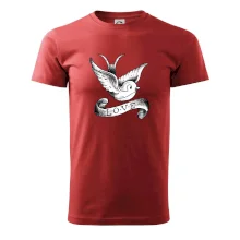 Love holubica - kreslená