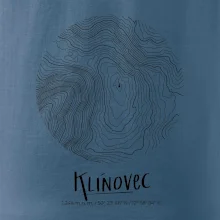Klínovec - vrstevnice v kruhu