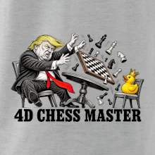 Donald Trump prohrává šachy s kachnou