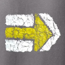 Párová turistická značka žlutá