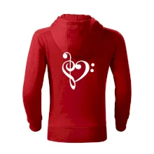 Husľový kľúč srdce Husľový kľúč srdce