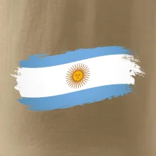 Argentína vlajka obhrýzaná