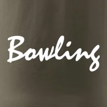 Bowling nápis písacie