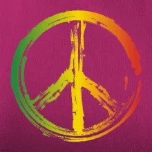 Peace symbol paint