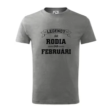 Legendy sa rodia vo februári
