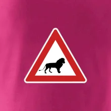 Dopravná značka - Pozor lev