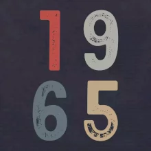 Vintage číslica 1965