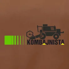 Kombajnista zelená a žltá