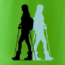 Nordic walking figúry - žena