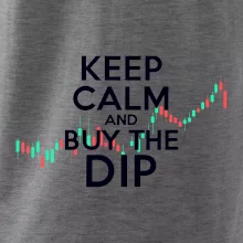 Zelenočervený graf Keep Calm and Buy the Dip