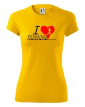 I love running dievča