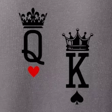 King & Queen logo na prso