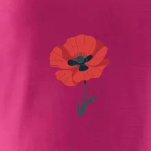 Vlčí mak kreslený veľký