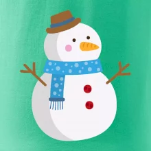 Snehuliak so šálom