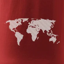 Mapa sveta odtlačok