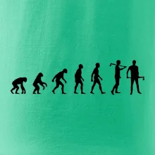Evolúcia drevorubač - sekera Evolúcia drevorubač - sekera