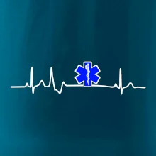 EKG rescue modrá hviezda