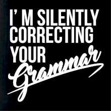 Correcting grammar