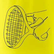 Tenisová raketa jedným ťahom Tenisová raketa jedným ťahom