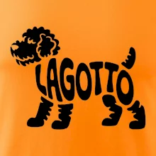 Lagotto nápis v tele
