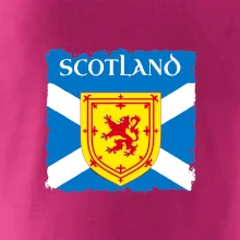 Škótska vlajka s erbom leva