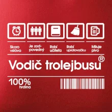 Čiarový kód - Vodič trolejbusu Čiarový kód - Vodič trolejbusu